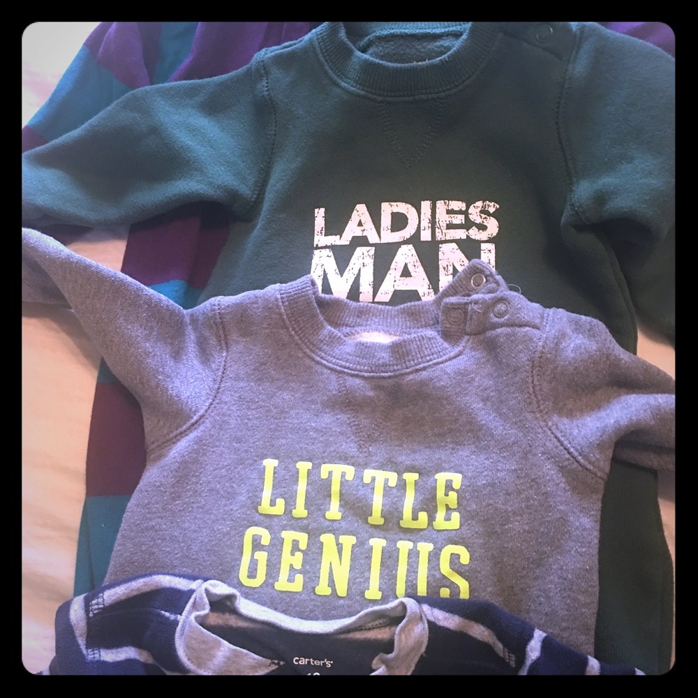 Lot of 4 one pieces for boys :-)